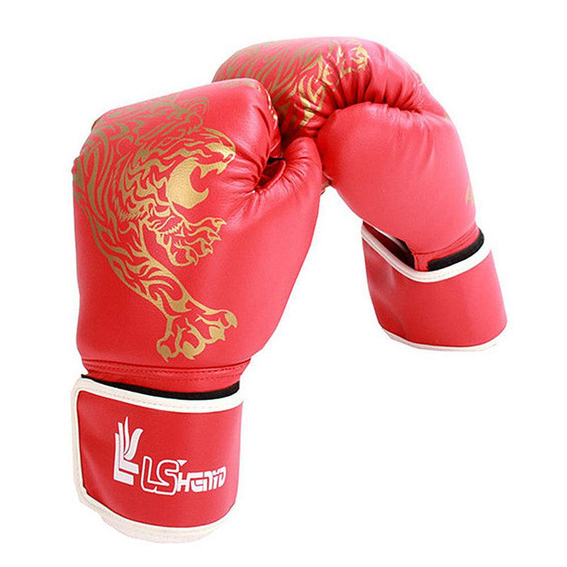 Flame Tiger Figure Boxing Gloves Boxing Training Gloves