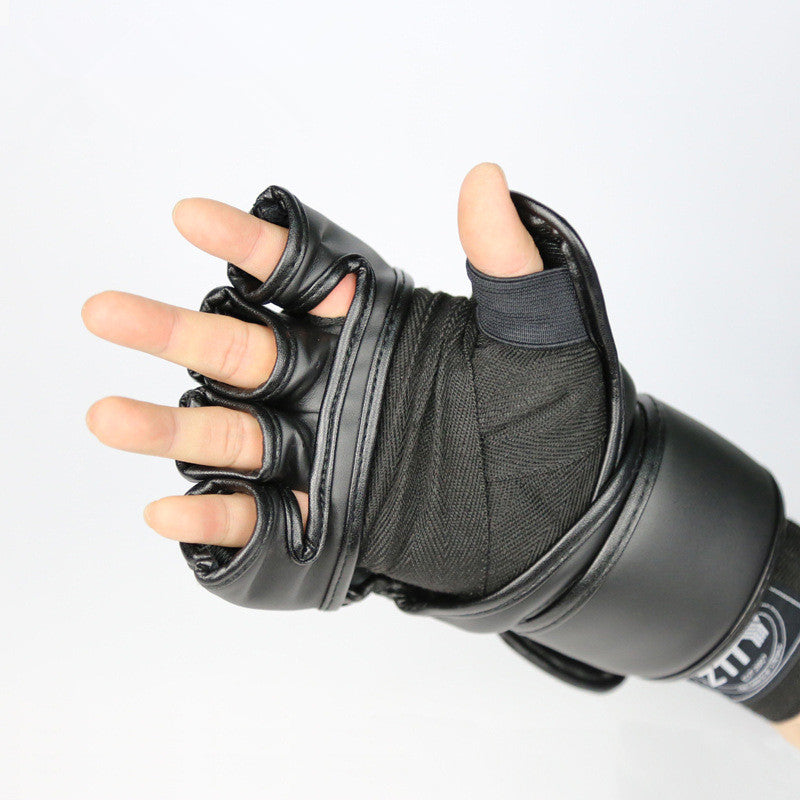 New Product Fighting Boxing Gloves Half-finger Gloves