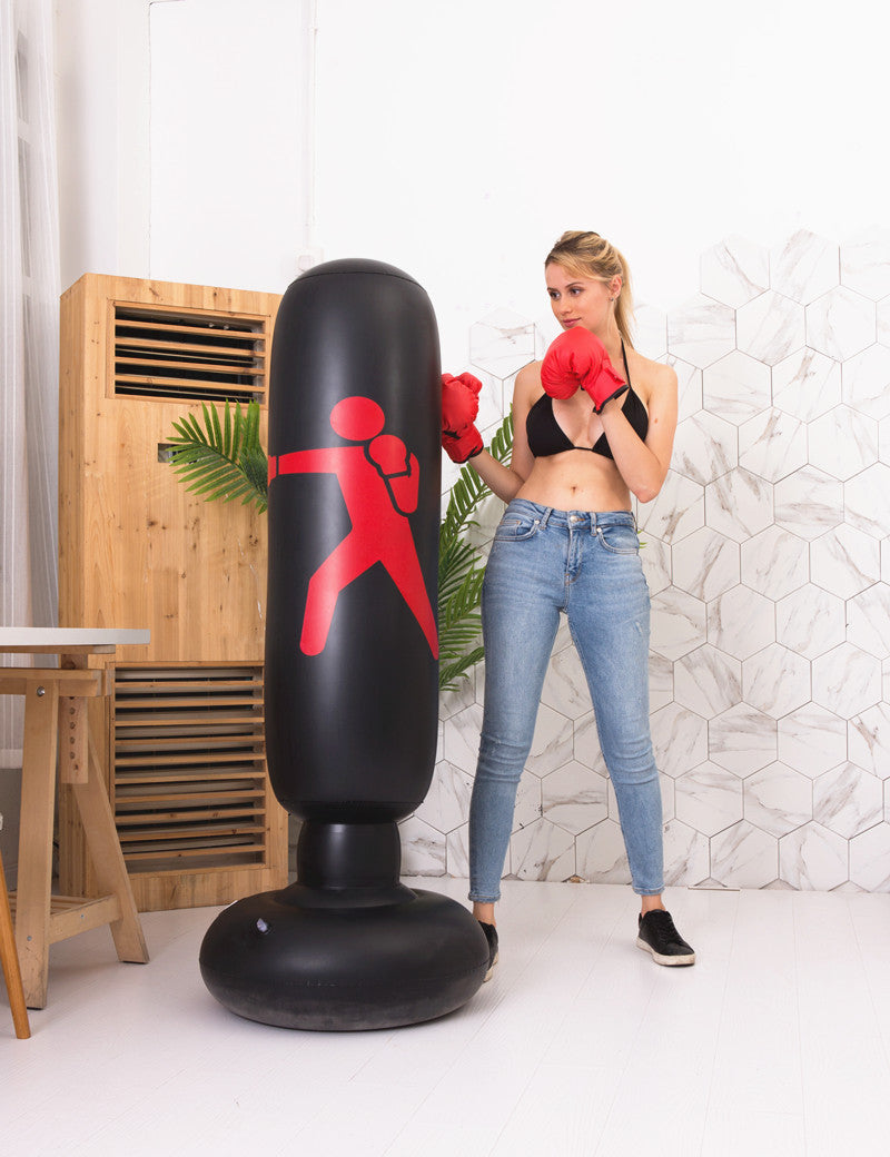 Boxing Punching Bag Inflatable Free-Stand Tumbler Sandbag