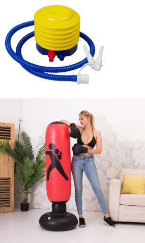 Boxing Punching Bag Inflatable Free-Stand Tumbler Sandbag
