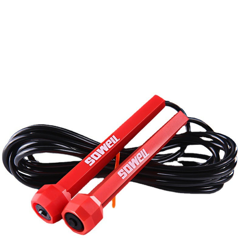 Fitness  Crossfit Skipping  Rope Cord Speed Jumping Exercise Equipment Adjustable Boxing Skipping Sport Jump Rope Red Balck